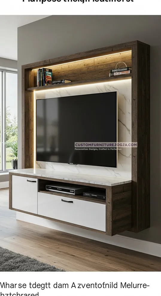 Jasa Pembuatan Cabinet tv kecil Jogja